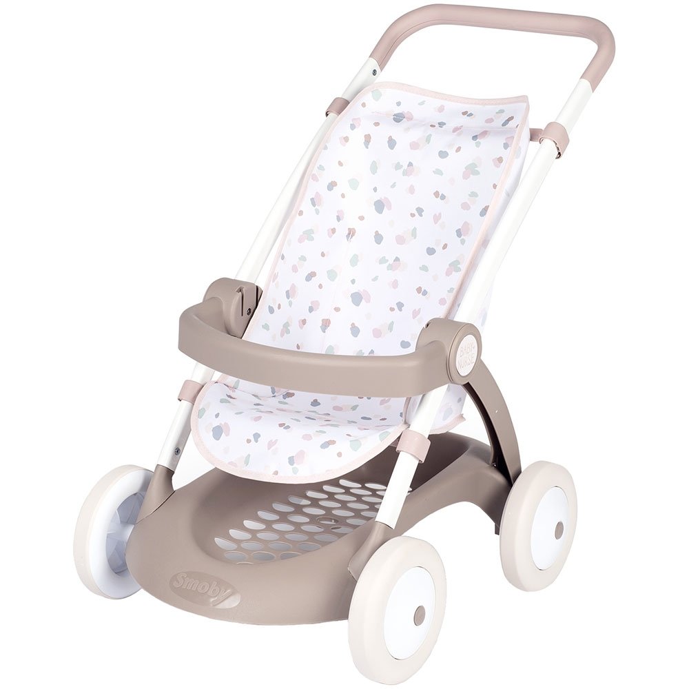 Carucior Sport Pentru Papusi Smoby Baby Nurse Poussette Crem 2 Carucior Sport Pentru Papusi Smoby Baby Nurse Poussette Crem