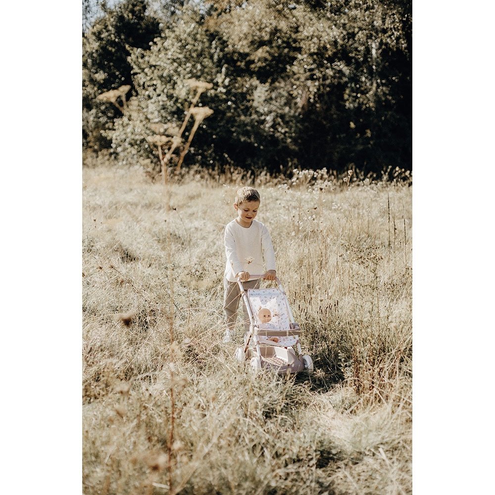 Carucior Sport Pentru Papusi Smoby Baby Nurse Poussette Crem 6 Carucior Sport Pentru Papusi Smoby Baby Nurse Poussette Crem - Imagine 5