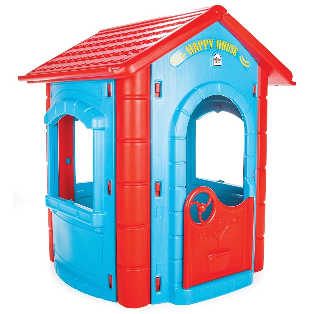 Casuta pentru copii Pilsan Happy House blue 2 Casuta pentru copii Pilsan Happy House blue