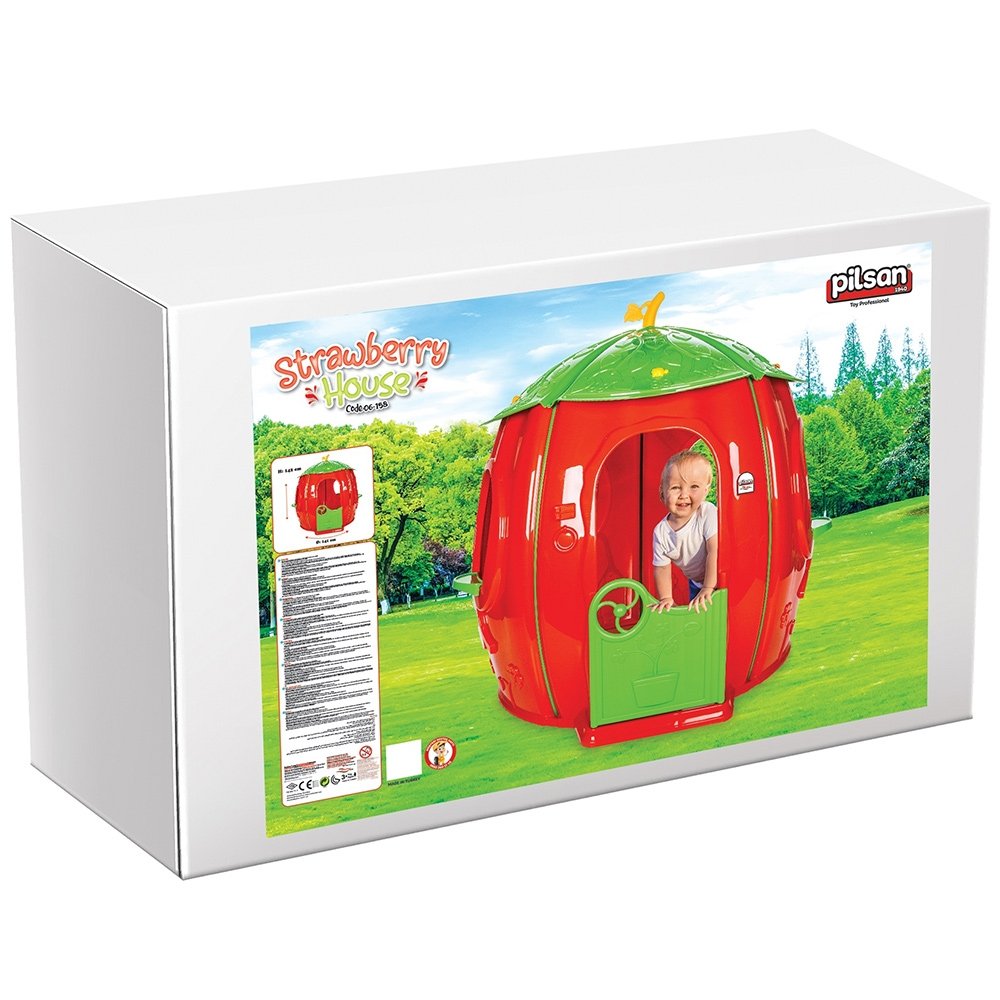 Casuta pentru copii Pilsan Strawberry House red 3 Casuta pentru copii Pilsan Strawberry House red - Image 2