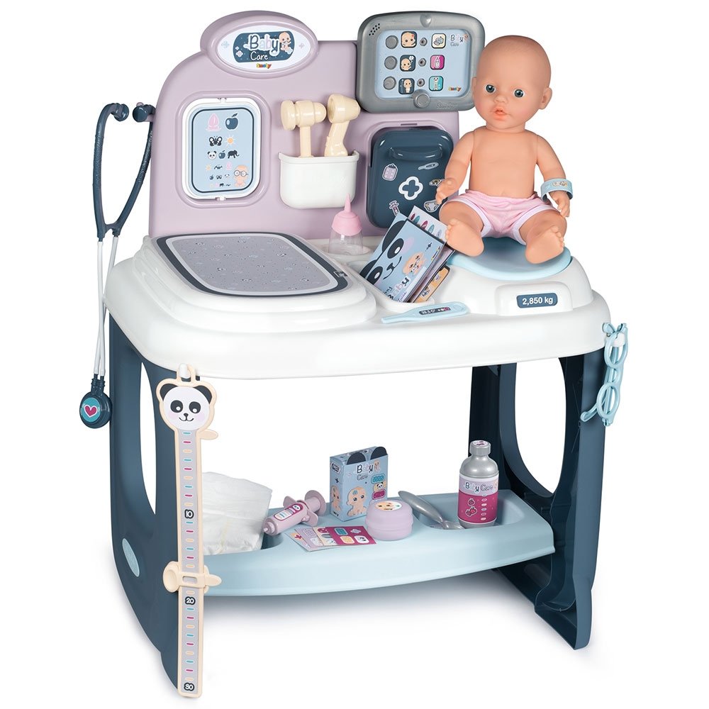 Centru de ingrijire pentru papusi Smoby Baby Care Center cu papusa si accesorii 2 Centru de ingrijire pentru papusi Smoby Baby Care Center cu papusa si accesorii