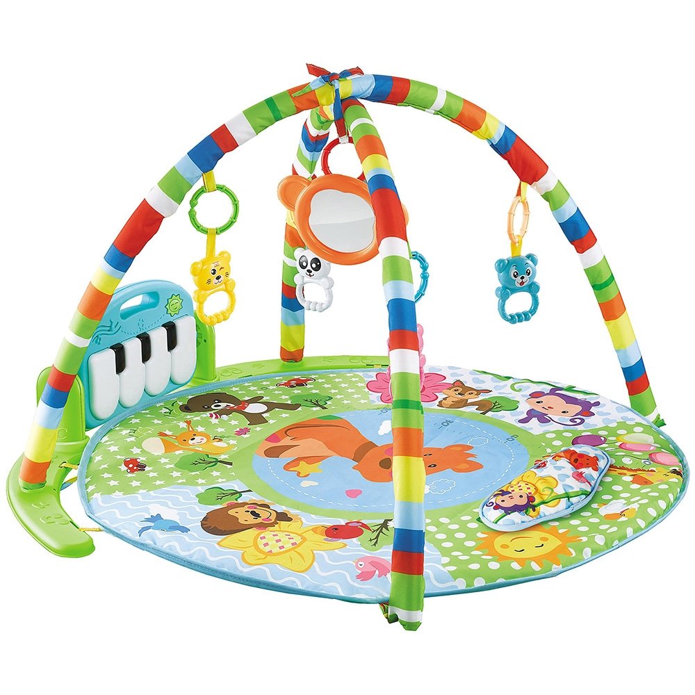 Covoras de joaca cu pian Chipolino Happy Cangaroo blue 2 Covoras de joaca cu pian Chipolino Happy Cangaroo blue