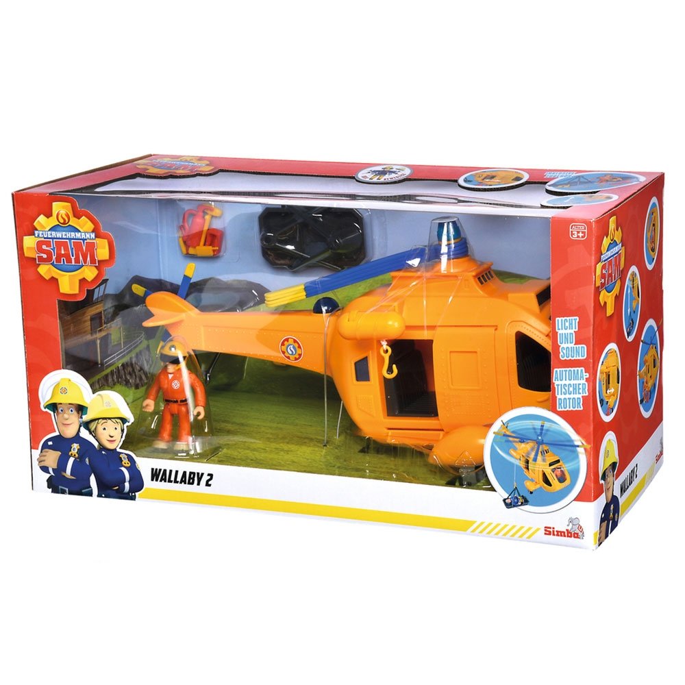 Elicopter Simba Fireman Sam Wallaby II cu figurina si accesorii 4 Elicopter Simba Fireman Sam Wallaby II cu figurina si accesorii - Image 3