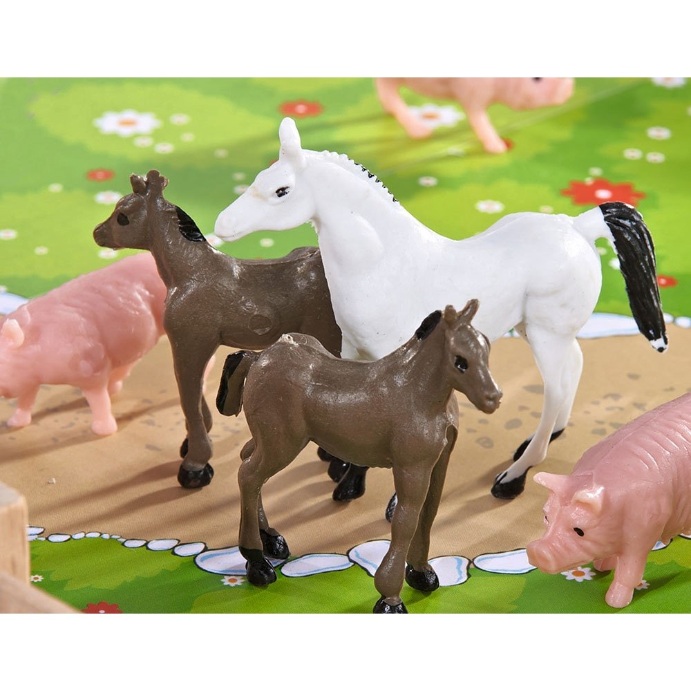 Ferma din lemn Eichhorn 39x36x14 cm cu accesorii 3 Ferma din lemn Eichhorn 39x36x14 cm cu accesorii - Image 2