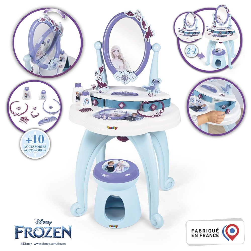 Jucarie Smoby Masuta de machiaj Frozen Hairdresser 2 in 1 3 Jucarie Smoby Masuta de machiaj Frozen Hairdresser 2 in 1 - Image 2