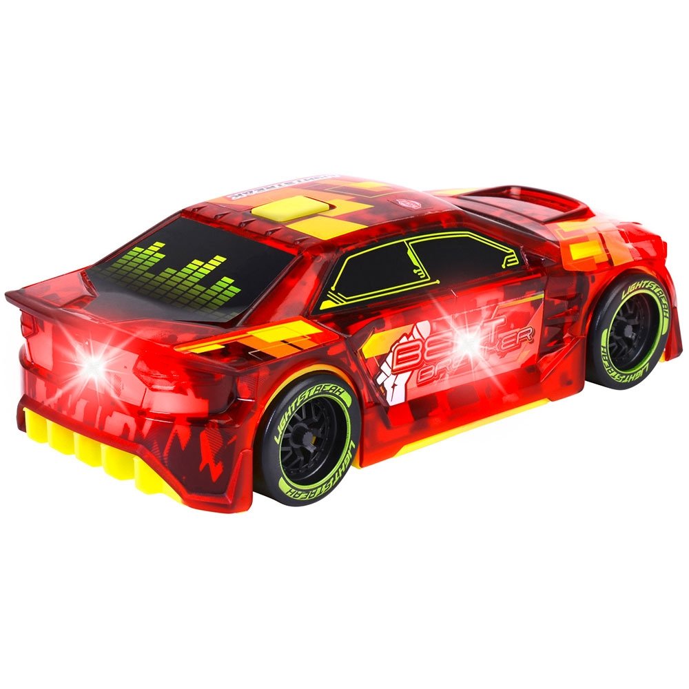 Masina Dickie Toys Beat Breaker 20 cm rosu cu lumini si sunete 3 Masina Dickie Toys Beat Breaker 20 cm rosu cu lumini si sunete - Image 2