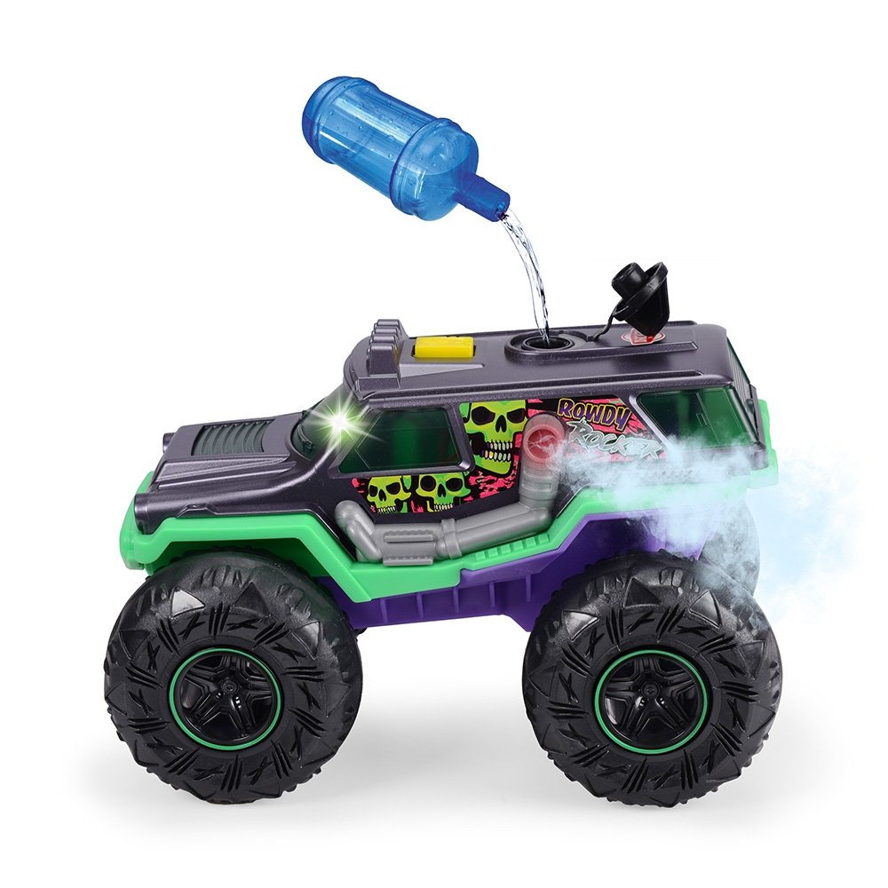 Masina Dickie Toys Rowdy Rocker 25 cm verde cu lumini si sunete 4 Masina Dickie Toys Rowdy Rocker 25 cm verde cu lumini si sunete - Image 3