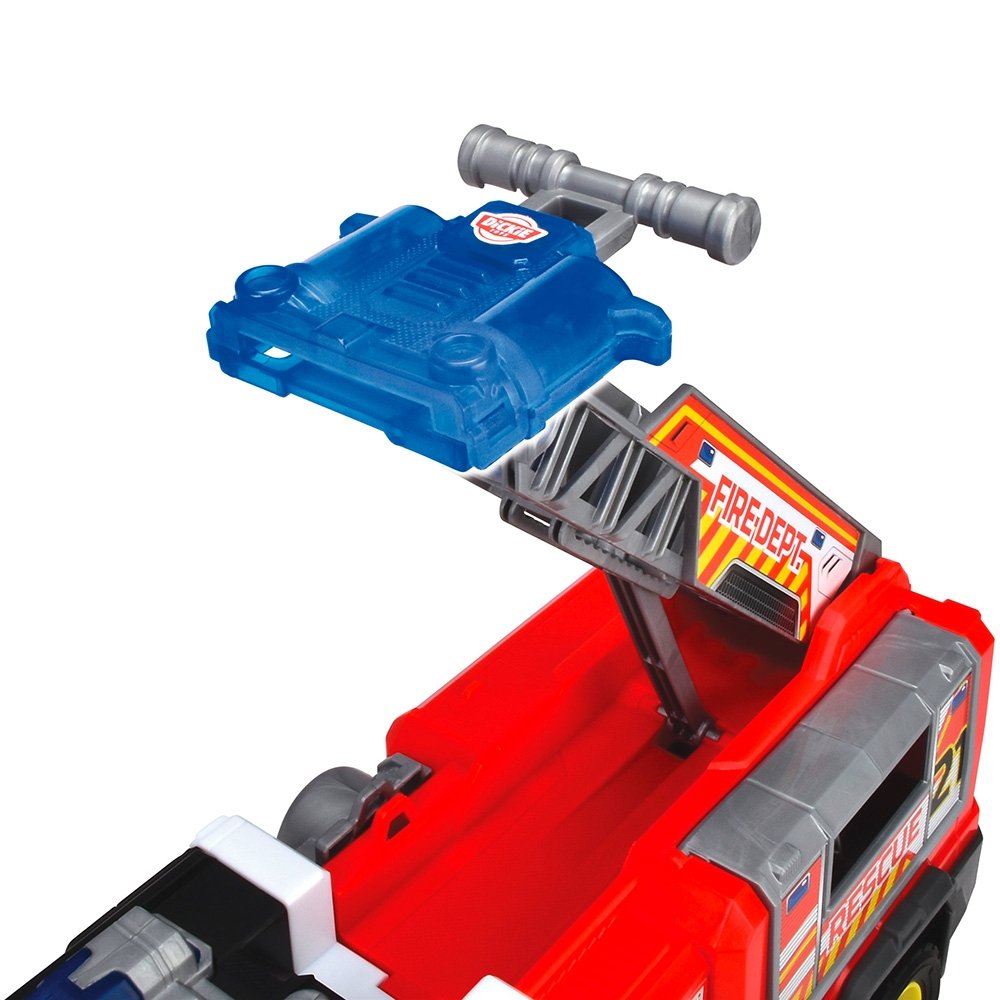 Masina de pompieri Dickie Toys Fire Rescue Unit 30 cm cu lumini si sunete 9 Masina de pompieri Dickie Toys Fire Rescue Unit 30 cm cu lumini si sunete - Image 8