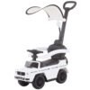 Masinuta de impins Chipolino Mercedes G350 white cu maner si copertina I Best Buy Babys