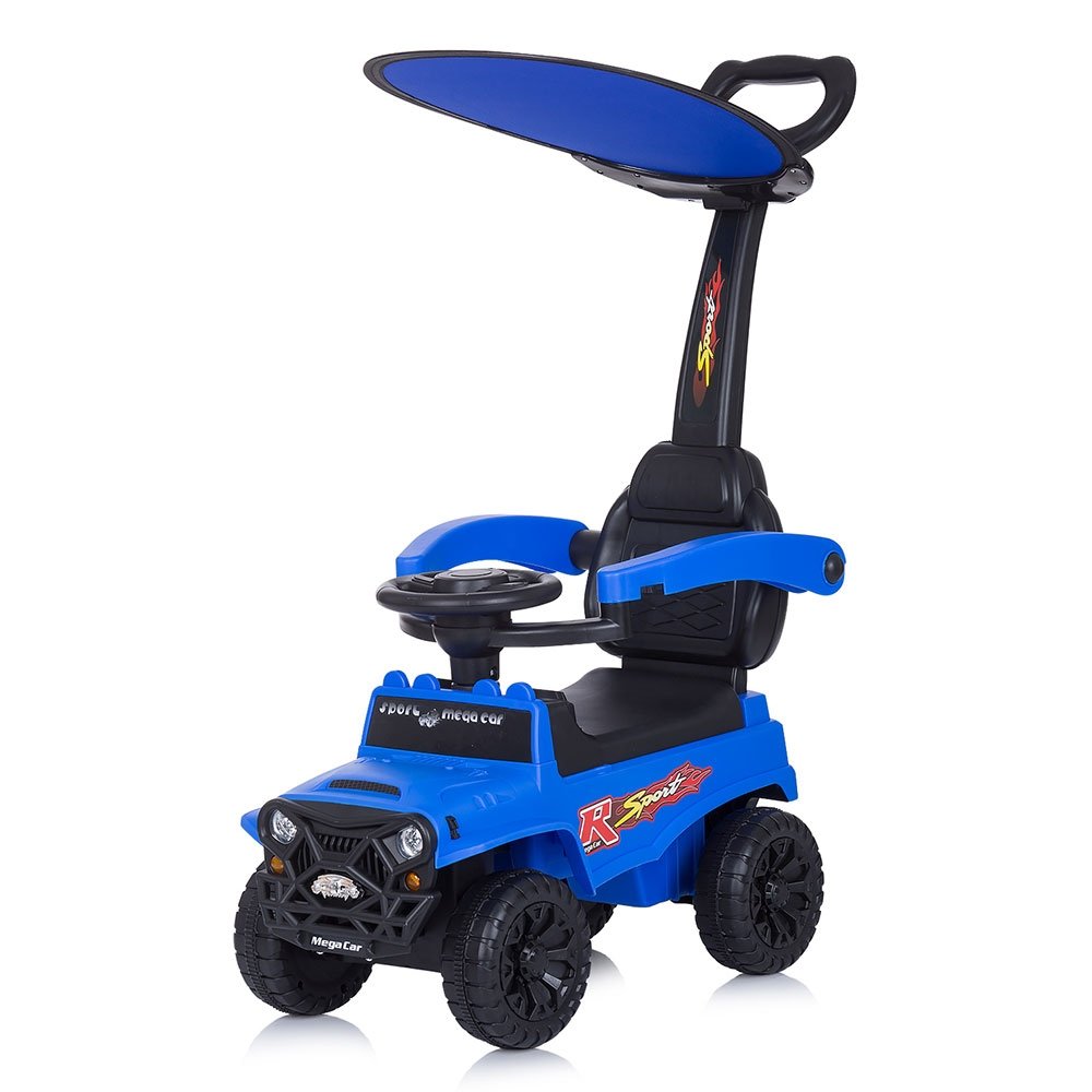 Masinuta de impins Chipolino Safari blue cu maner si copertina 3 Masinuta de impins Chipolino Safari blue cu maner si copertina - Image 2