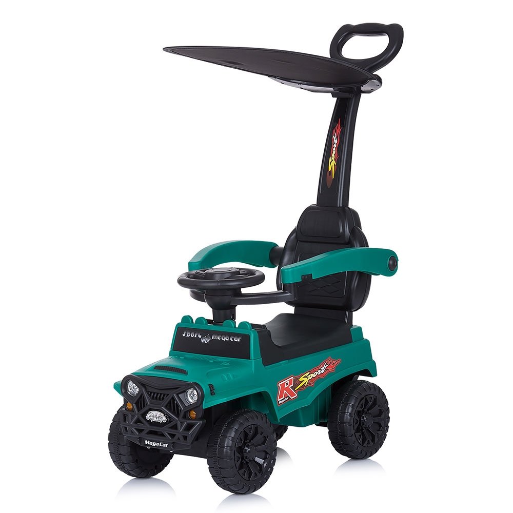 Masinuta de impins Chipolino Safari mint cu maner si copertina 3 Masinuta de impins Chipolino Safari mint cu maner si copertina - Image 2