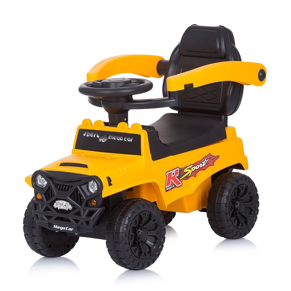 Masinuta de impins Chipolino Safari yellow cu maner si copertina 5 Masinuta de impins Chipolino Safari yellow cu maner si copertina - Image 4