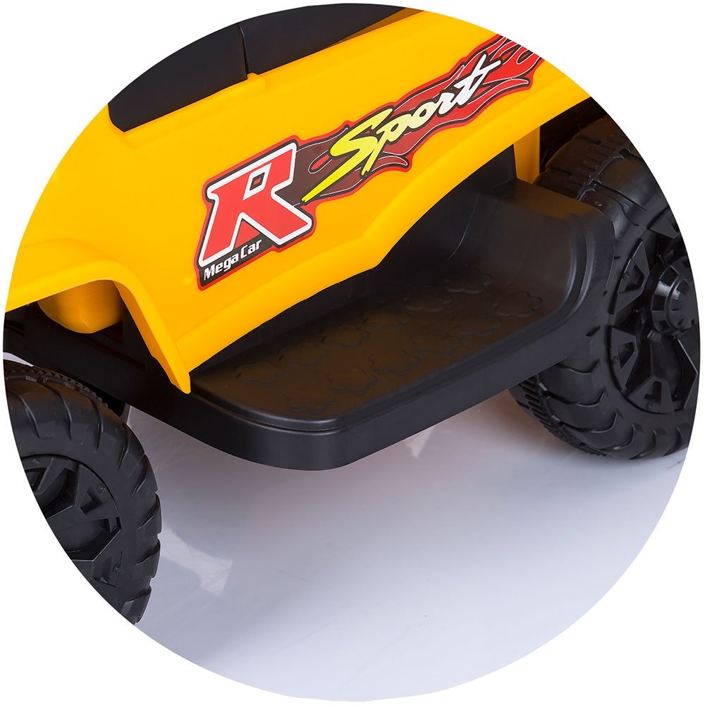 Masinuta de impins Chipolino Safari yellow cu maner si copertina 8 Masinuta de impins Chipolino Safari yellow cu maner si copertina - Image 7