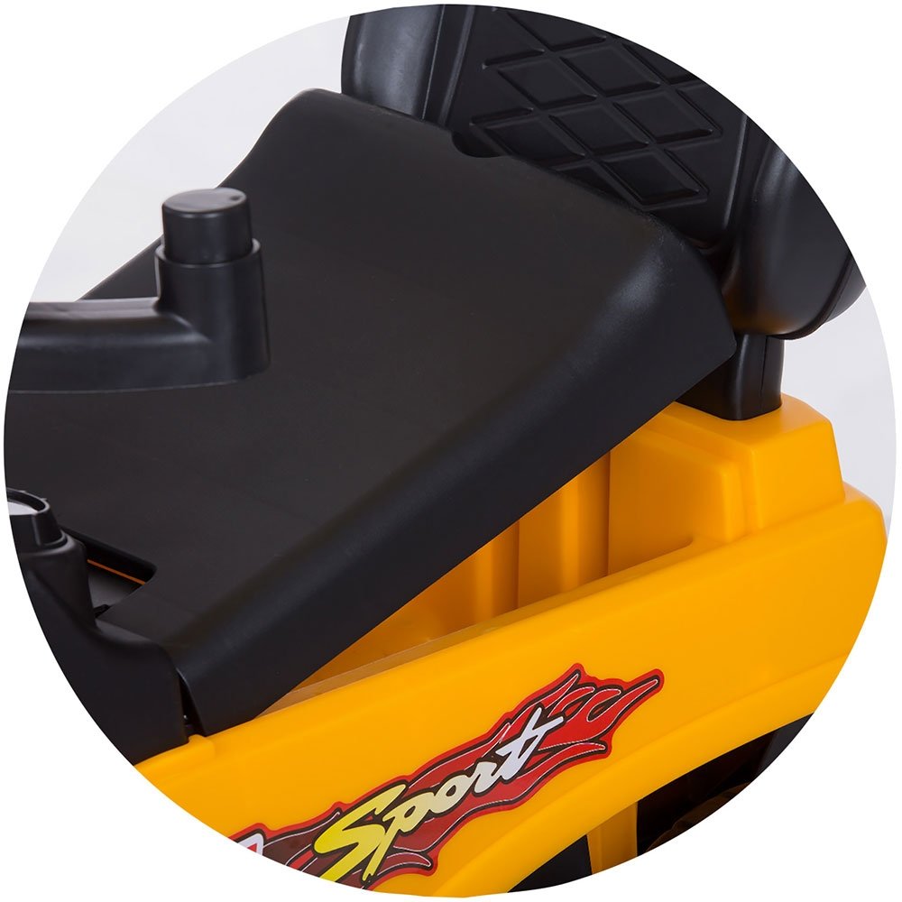 Masinuta de impins Chipolino Safari yellow cu maner si copertina 9 Masinuta de impins Chipolino Safari yellow cu maner si copertina - Image 8