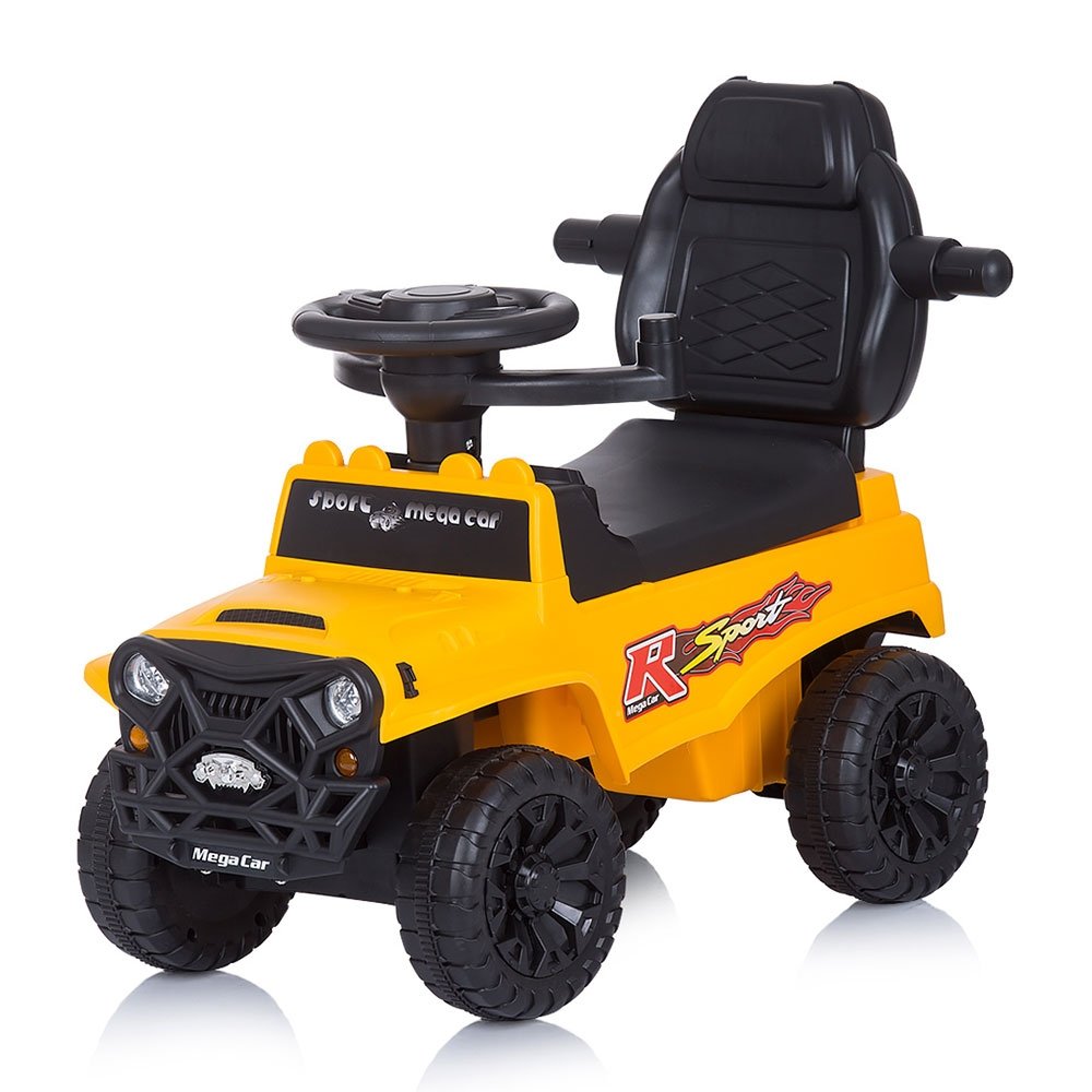 Masinuta de impins Chipolino Safari yellow cu maner si copertina 6 Masinuta de impins Chipolino Safari yellow cu maner si copertina - Image 5