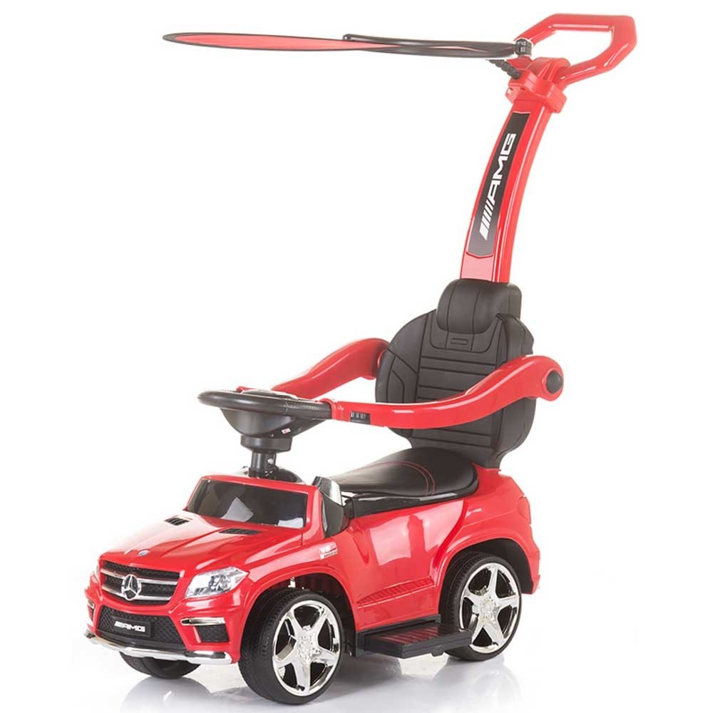 Masinuta de impins cu copertina Chipolino Mercedes Benz GL63 AMG red 3 Masinuta de impins cu copertina Chipolino Mercedes Benz GL63 AMG red - Image 2