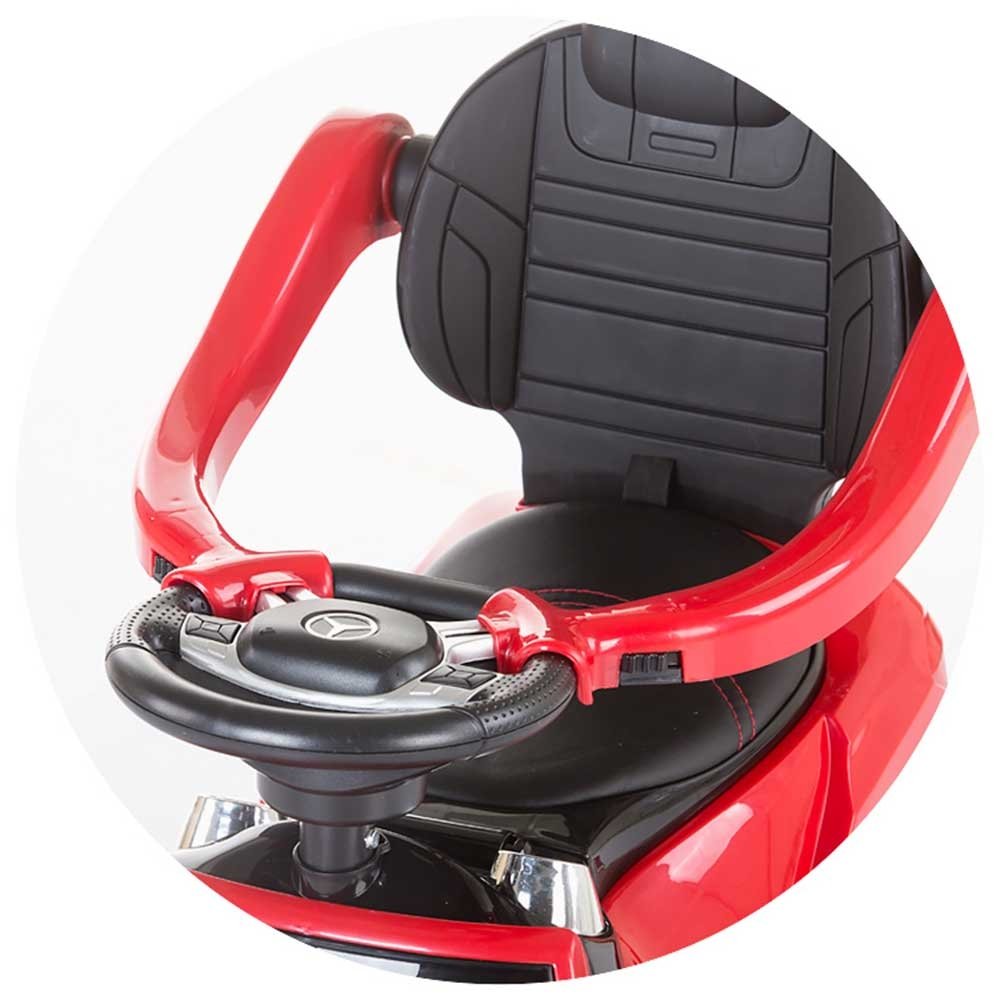 Masinuta de impins cu copertina Chipolino Mercedes Benz GL63 AMG red 8 Masinuta de impins cu copertina Chipolino Mercedes Benz GL63 AMG red - Image 7