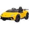 Masinuta electrica Chipolino Lamborghini Huracan yellow cu scaun din piele si roti EVA 34 Masinuta electrica Chipolino Lamborghini Huracan yellow cu scaun din piele si roti EVA I Best Buy Babys