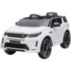 Masinuta electrica Chipolino SUV Land Rover Discovery cu scaun din piele si roti EVA white I Best Buy Babys