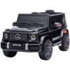Masinuta electrica Chipolino SUV Mercedes G63 AMG cu scaun din piele si roti EVA black I Best Buy Babys