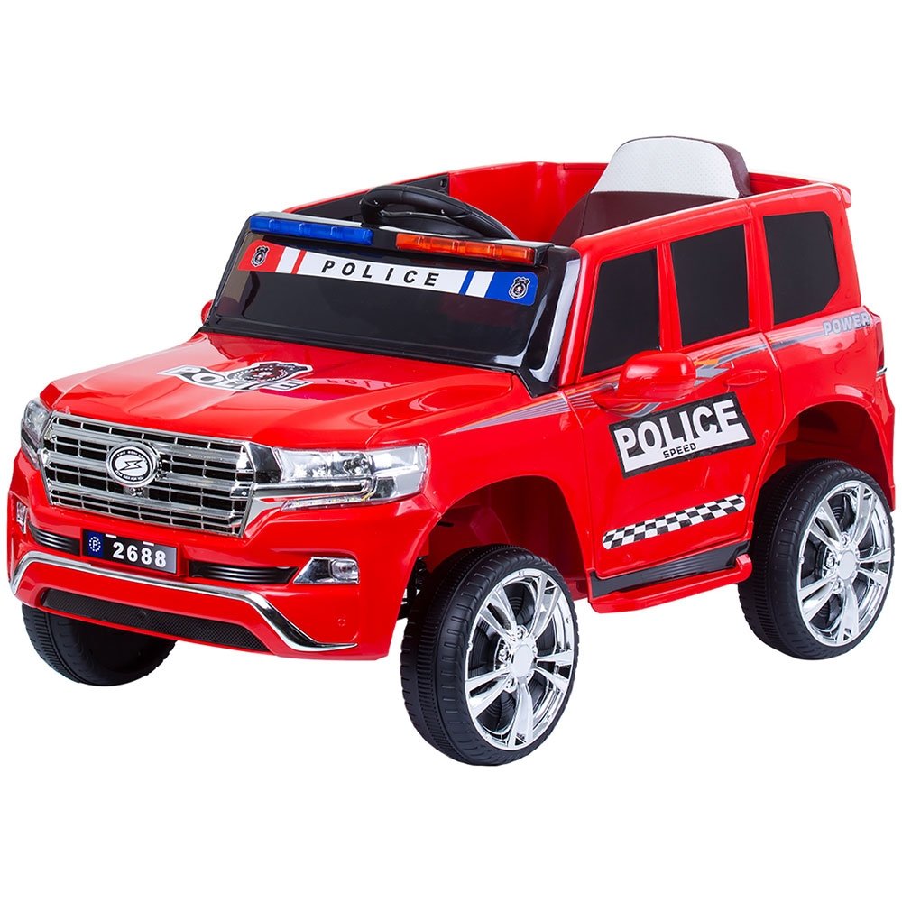 Masinuta electrica Chipolino SUV Police Patrol cu scaun din piele red 2 Masinuta electrica Chipolino SUV Police Patrol cu scaun din piele red
