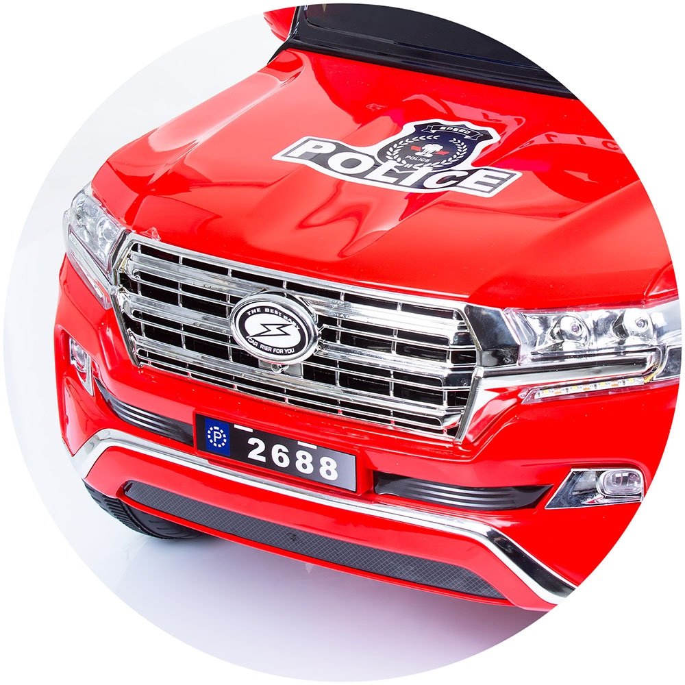Masinuta electrica Chipolino SUV Police Patrol cu scaun din piele red 11 Masinuta electrica Chipolino SUV Police Patrol cu scaun din piele red - Image 10