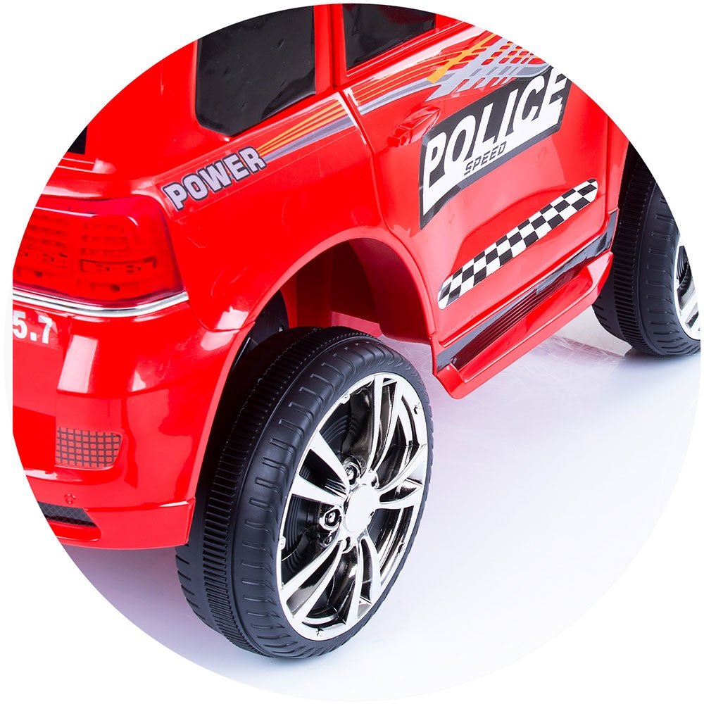 Masinuta electrica Chipolino SUV Police Patrol cu scaun din piele red 10 Masinuta electrica Chipolino SUV Police Patrol cu scaun din piele red - Image 9
