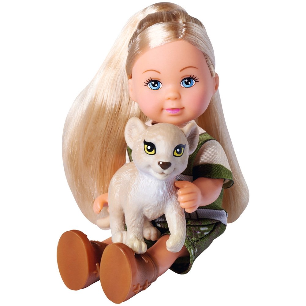 Papusa Simba Evi Love Safari 12 cm cu masinuta, animale si accesorii 5 Papusa Simba Evi Love Safari 12 cm cu masinuta, animale si accesorii - imagine 4