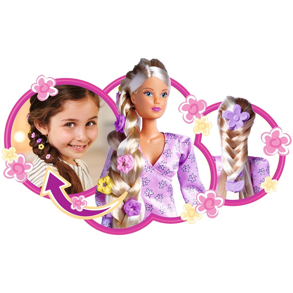Papusa Simba Steffi Love Flower Hair 29 cm cu accesorii 8 Papusa Simba Steffi Love Flower Hair 29 cm cu accesorii - Image 7