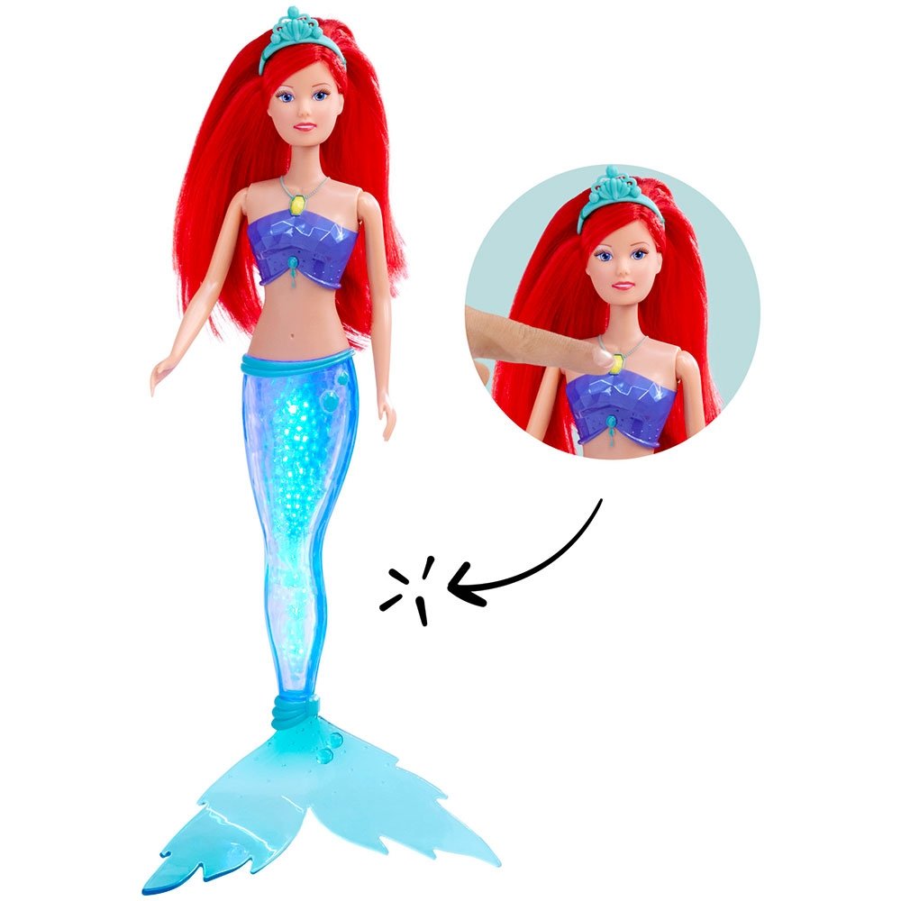 Papusa Simba Steffi Love Sparkle Mermaid 29 cm cu lumini 5 Papusa Simba Steffi Love Sparkle Mermaid 29 cm cu lumini - Image 4