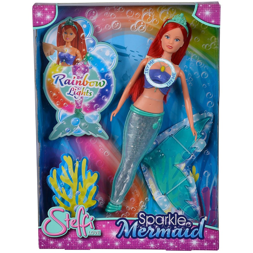 Papusa Simba Steffi Love Sparkle Mermaid 29 cm cu lumini 11 Papusa Simba Steffi Love Sparkle Mermaid 29 cm cu lumini - Image 10