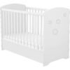 Patut Copii Din Lemn Cu Sertar Hubners Matei 120X60 Cm Alb Cu Stelute I Best Buy Babys