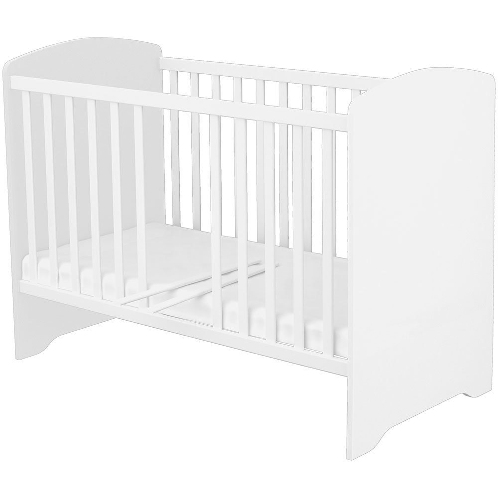 Patut copii din lemn cu sertar Hubners Matei 120x60 cm alb cu stelute 7 Patut copii din lemn cu sertar Hubners Matei 120x60 cm alb cu stelute - Image 6