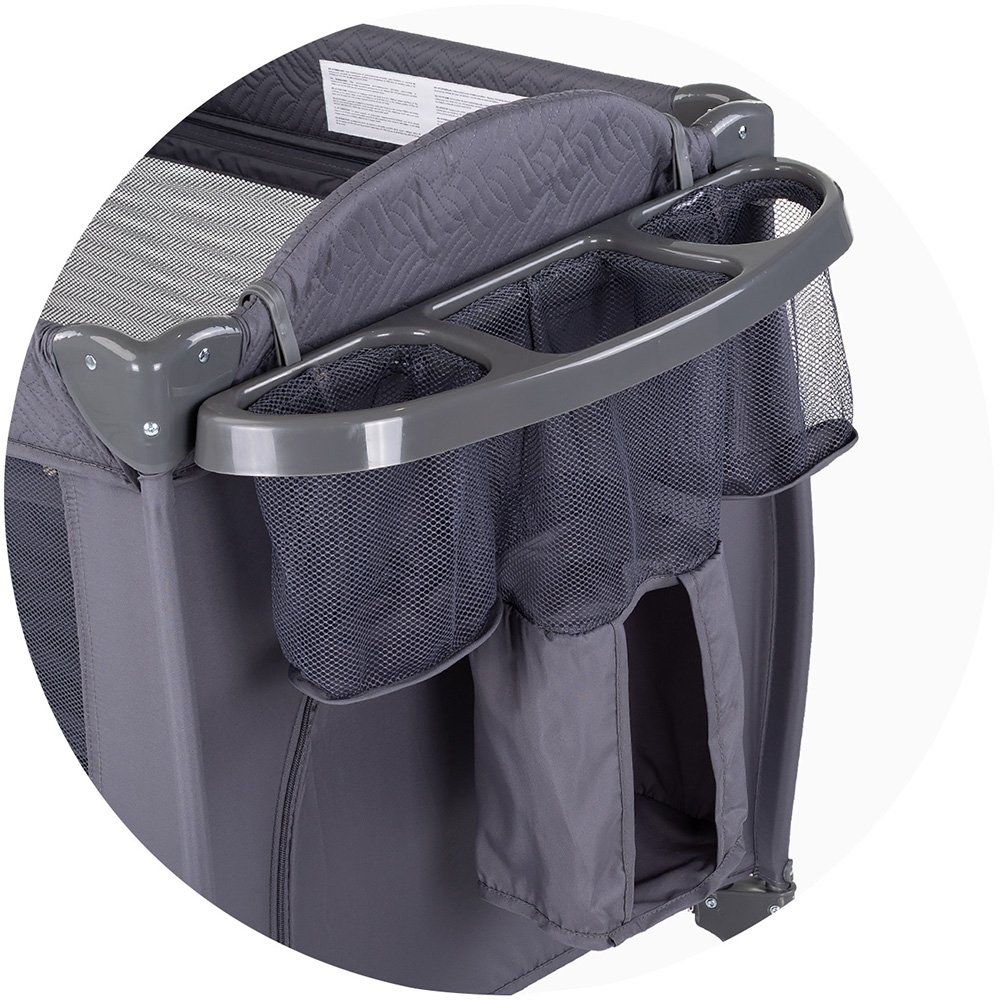 Patut pliabil Chipolino Bella anthracite 5 Patut pliabil Chipolino Bella anthracite - Image 4