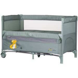 Patut pliabil Chipolino Relax basil cu laterala culisanta