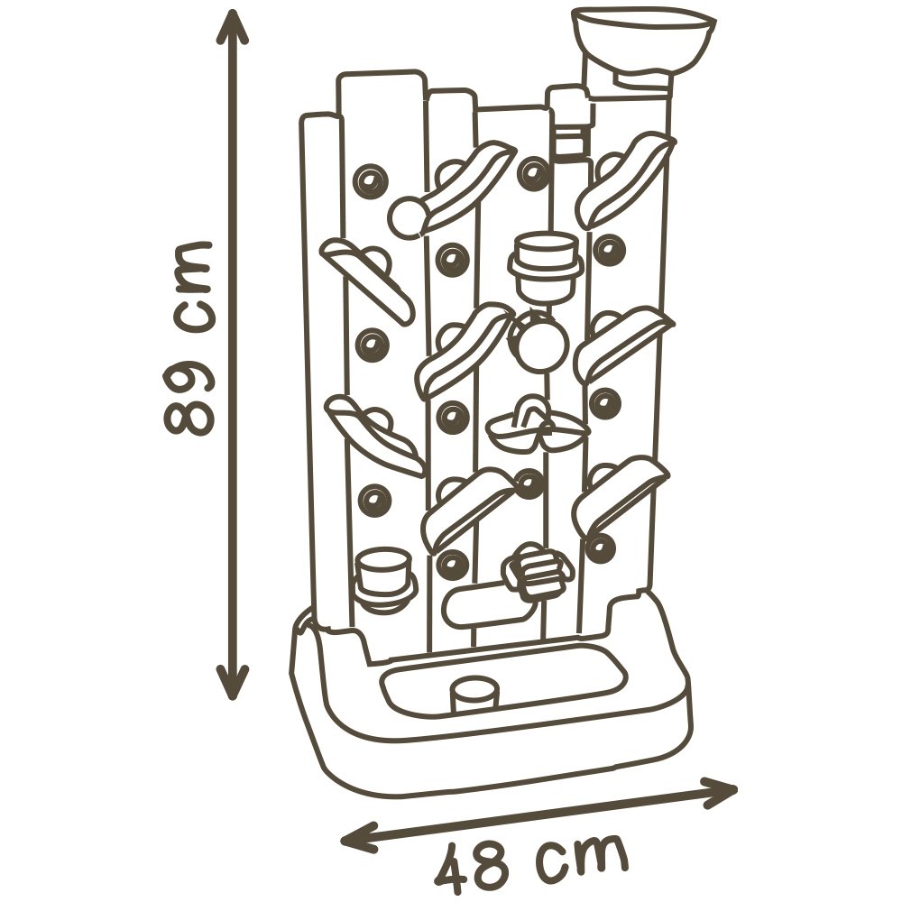 Perete de activitati Smoby 6 in 1 cu accesorii 4 Perete de activitati Smoby 6 in 1 cu accesorii - Image 3