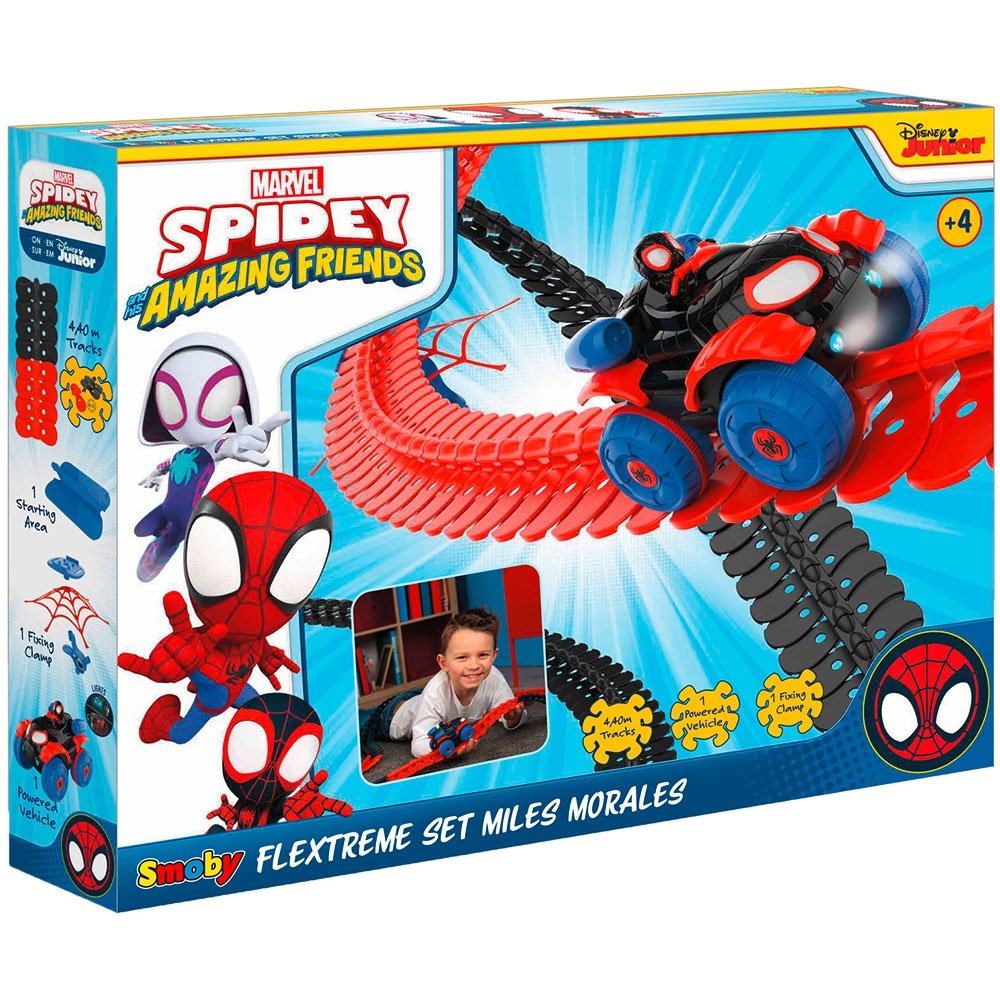 Pista Smoby Spidey FleXtreme Set Spin circuit de curse 2 Pista Smoby Spidey FleXtreme Set Spin circuit de curse