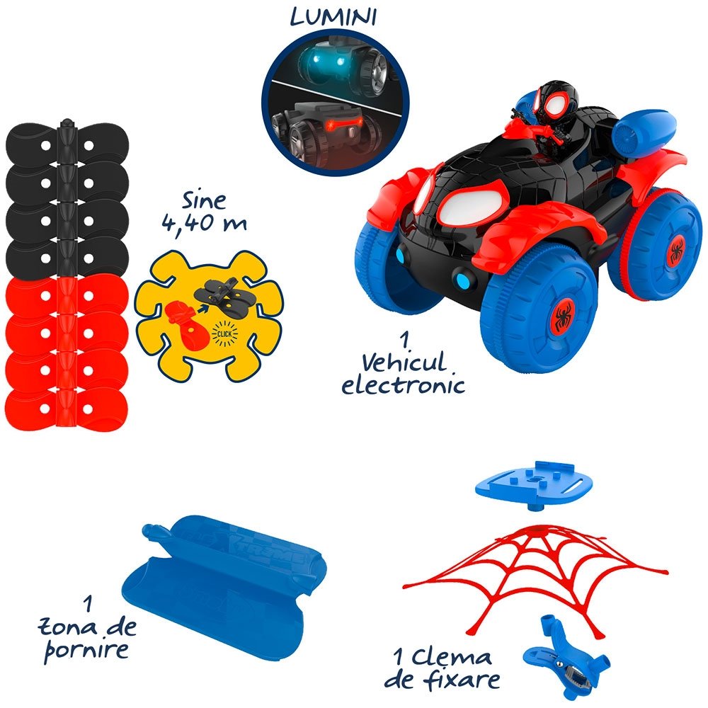 Pista Smoby Spidey FleXtreme Set Spin circuit de curse 4 Pista Smoby Spidey FleXtreme Set Spin circuit de curse - Image 3