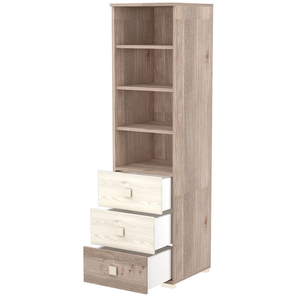 Raft corp cu 3 sertare Hubners Sofia crem nisip 4 Raft corp cu 3 sertare Hubners Sofia crem nisip - Image 3