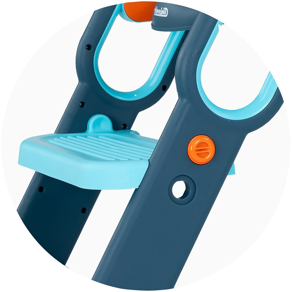 Reductor toaleta cu scara Chipolino Flippy blue 3 Reductor toaleta cu scara Chipolino Flippy blue - Image 2