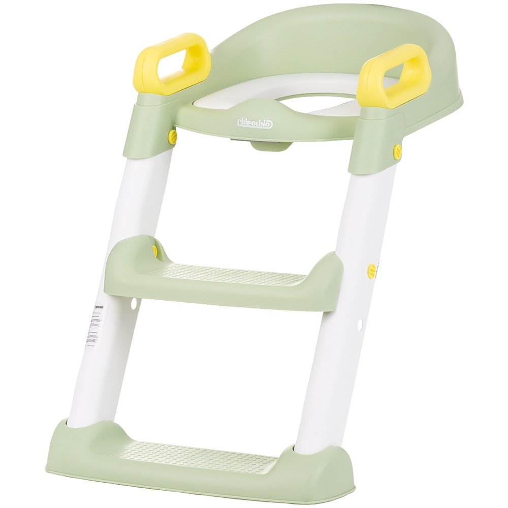 Reductor toaleta cu scara Chipolino Skippy green 2 Reductor toaleta cu scara Chipolino Skippy green