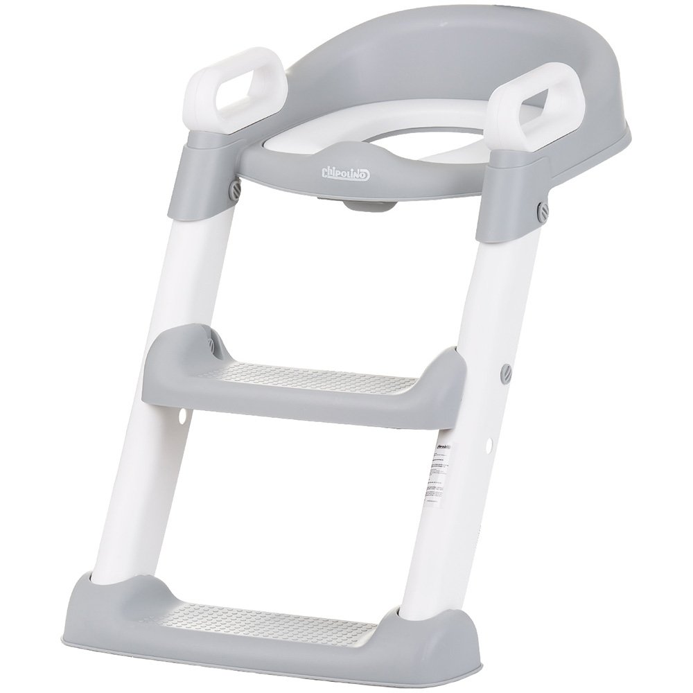 Reductor toaleta cu scara Chipolino Skippy grey 2 Reductor toaleta cu scara Chipolino Skippy grey