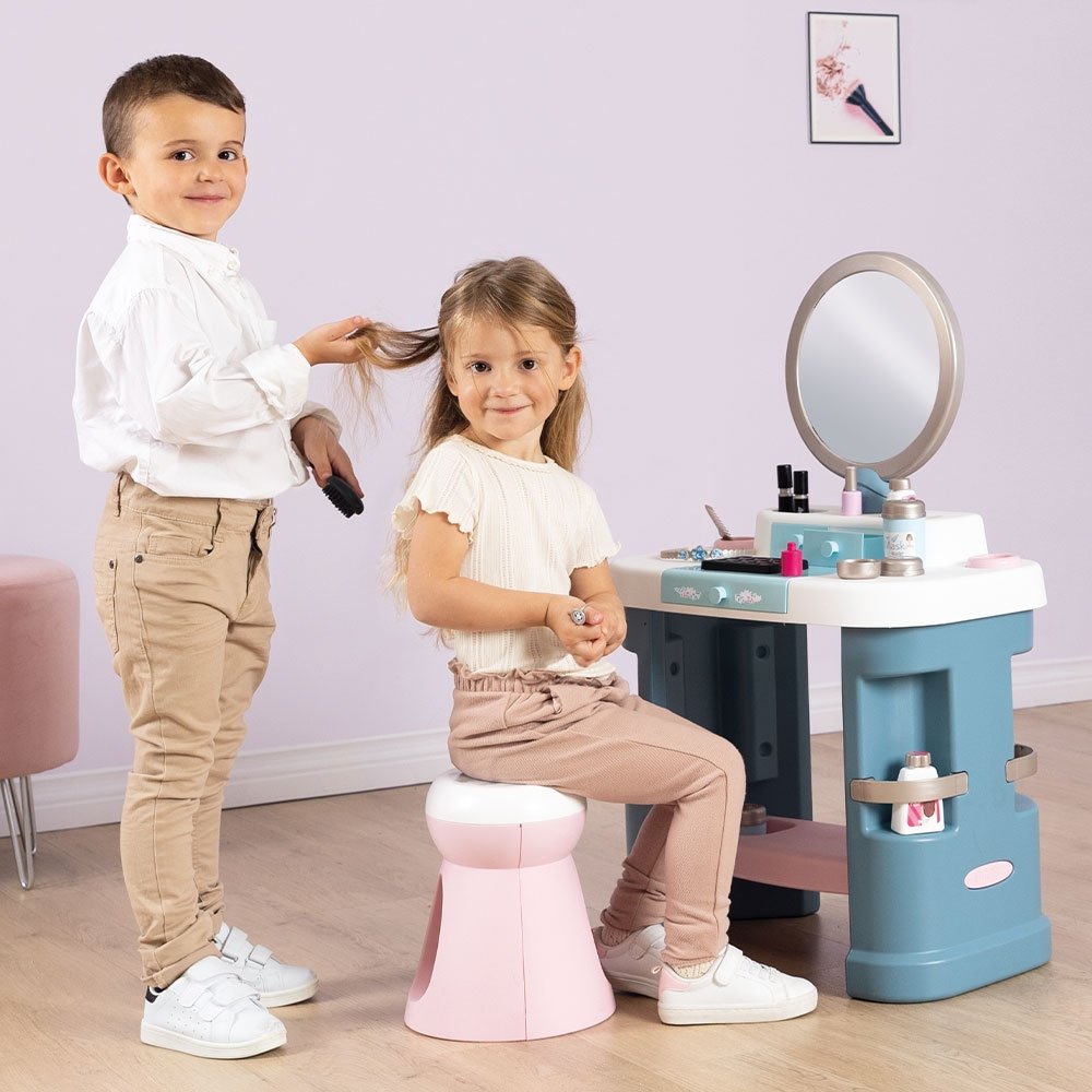 Salon de infrumusetare Smoby My Beauty Dressing Table cu accesorii 6 Salon de infrumusetare Smoby My Beauty Dressing Table cu accesorii - Image 5
