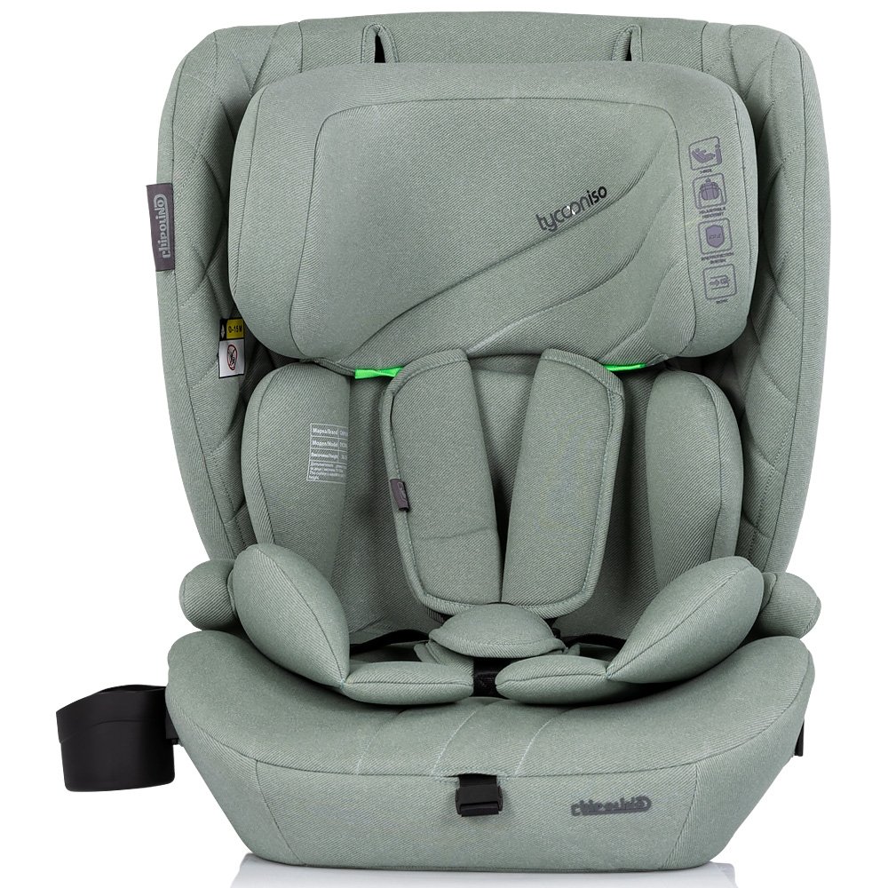Scaun auto Chipolino Tycoon Iso I-Size 76-150 cm cu sistem Isofix basil 3 Scaun auto Chipolino Tycoon Iso I-Size 76-150 cm cu sistem Isofix basil - Image 2