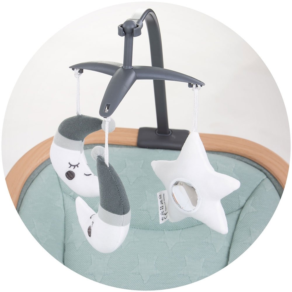 Scaunel balansoar Chipolino Velvet aloe wood 6 Scaunel balansoar Chipolino Velvet aloe wood - Image 5