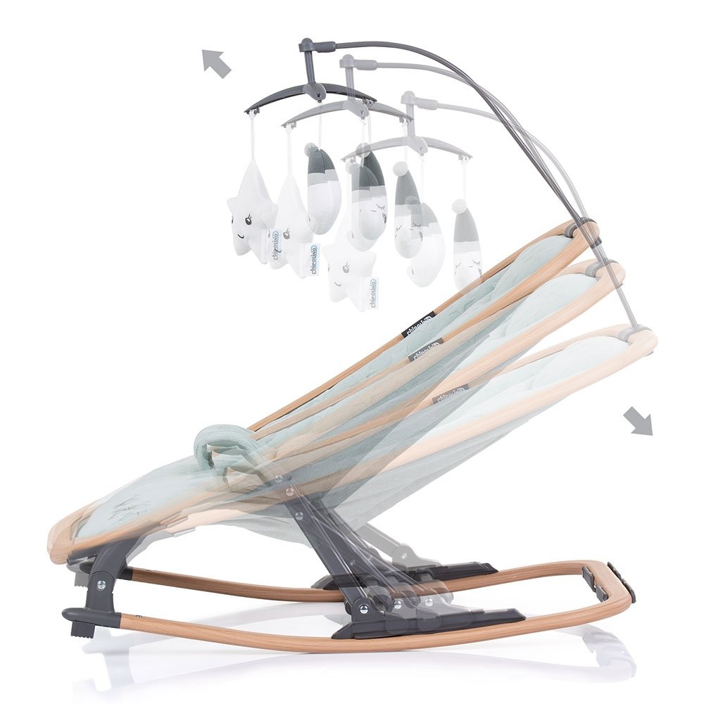 Scaunel balansoar Chipolino Velvet aloe wood 4 Scaunel balansoar Chipolino Velvet aloe wood - Image 3