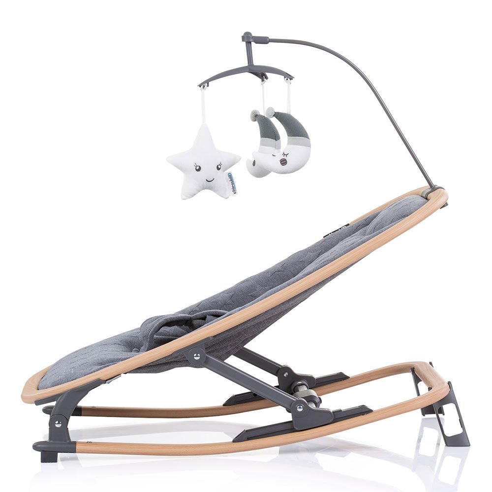 Scaunel balansoar Chipolino Velvet graphite wood 5 Scaunel balansoar Chipolino Velvet graphite wood - imagine 4