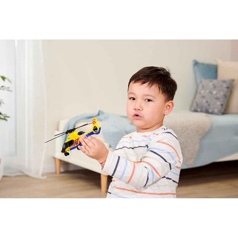 Set Dickie Toys Rescue Transporter 40 cm cu camion, masina, elicopter si accesorii 16 Set Dickie Toys Rescue Transporter 40 cm cu camion, masina, elicopter si accesorii - Image 15