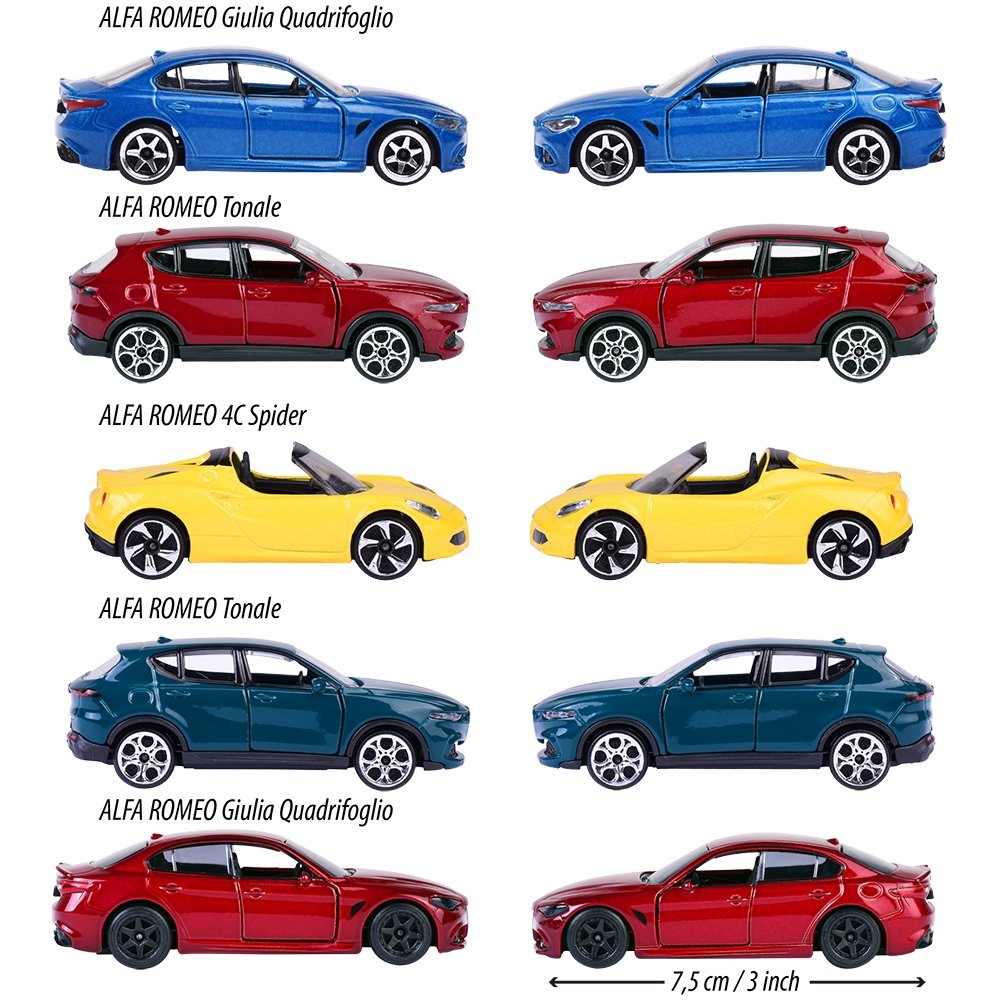 Set Majorette Alfa Romeo cu 5 masinute 4 Set Majorette Alfa Romeo cu 5 masinute - Image 3