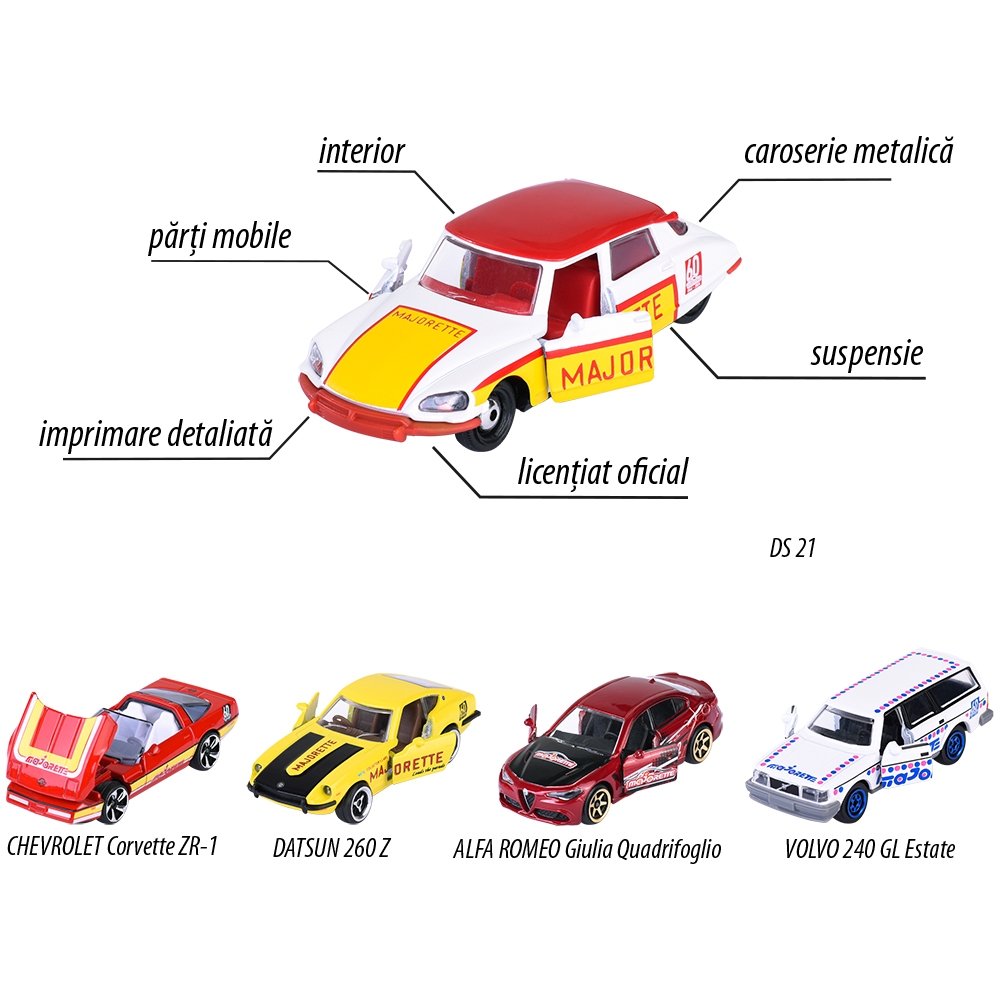 Set Majorette Anniversary Edition cu 5 masinute 5 Set Majorette Anniversary Edition cu 5 masinute - Image 4